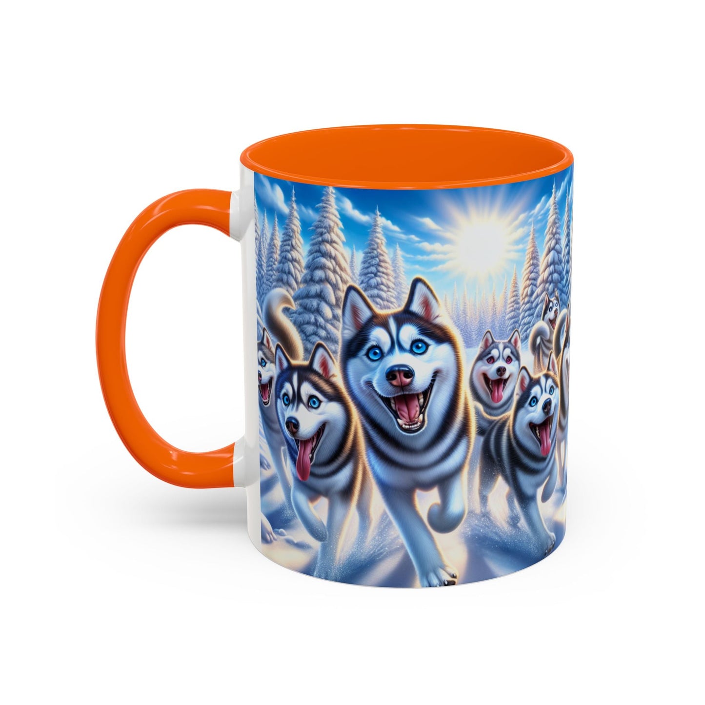 Keramiktasse mit Hunderassen-Motiv – 11 oz & 15 oz