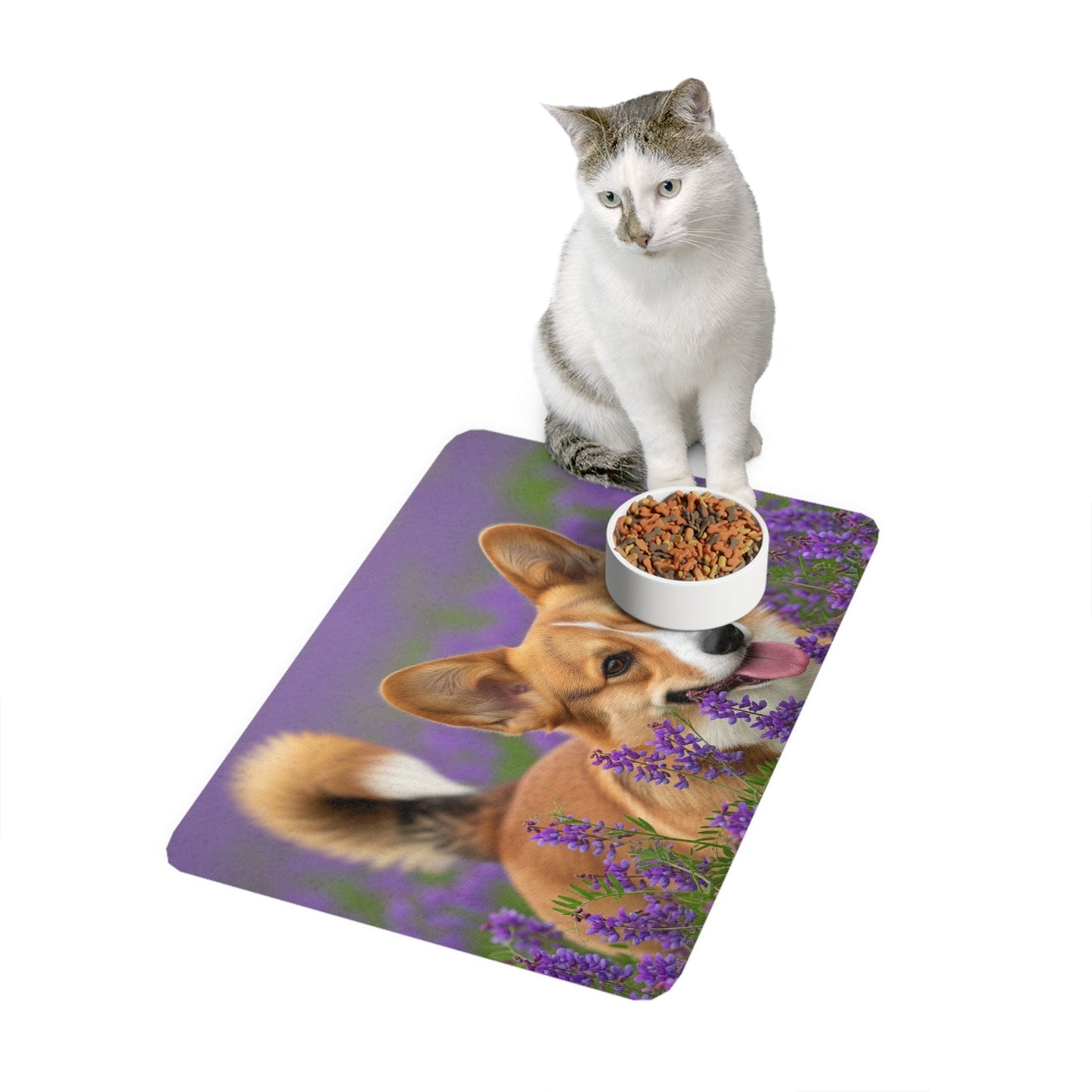 Non-Slip Pet Food Mat – Waterproof Feeding Mat for Dogs
