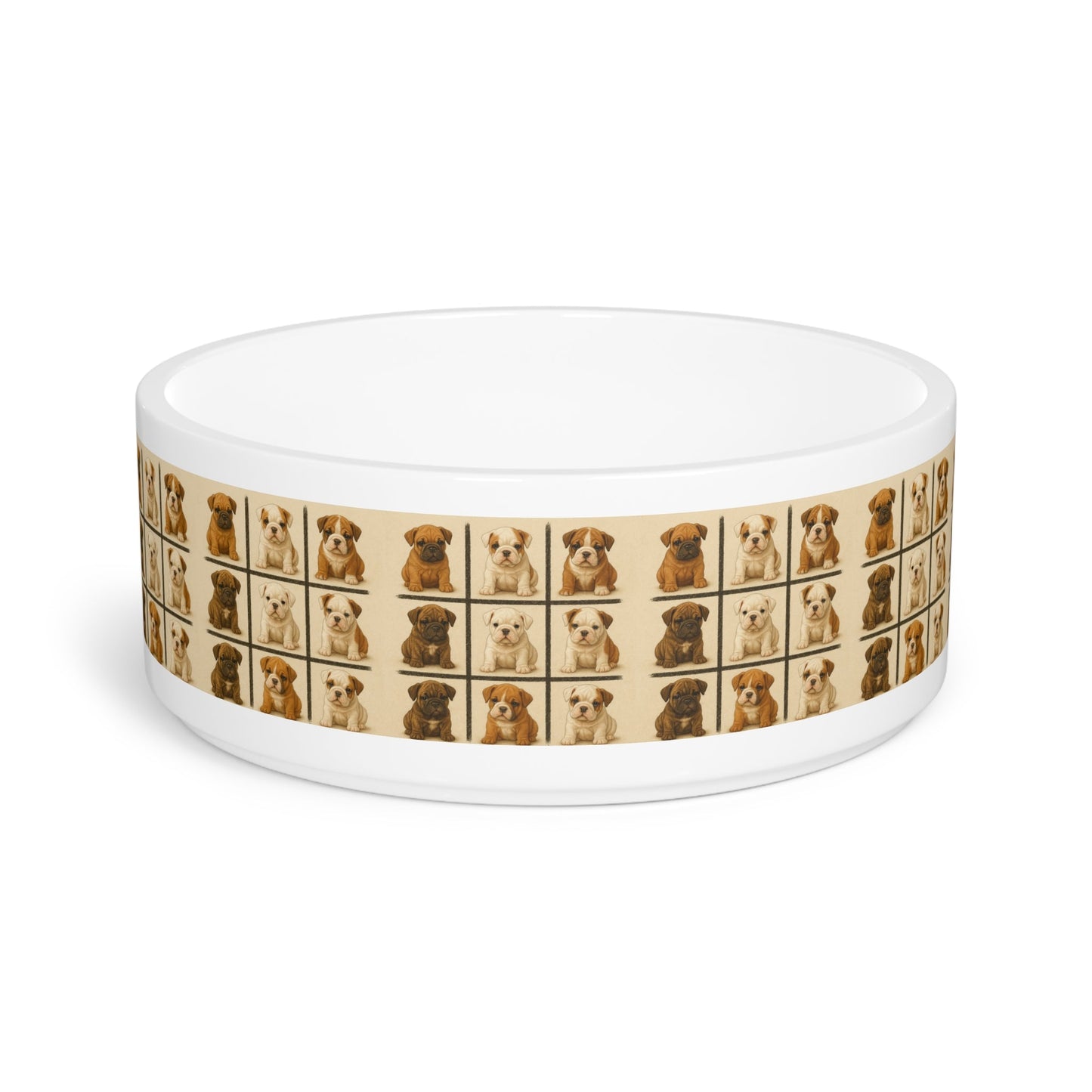 Ceramic Pet Bowl – 16 oz Dog Feeding Bowl