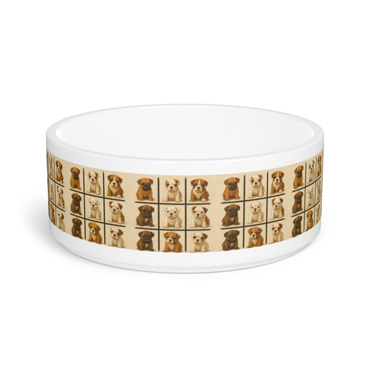 Ceramic Pet Bowl – 16 oz Dog Feeding Bowl