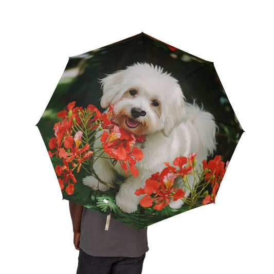 48" Semi-Automatic Umbrella – Windproof Large Travel Rain Umbrella