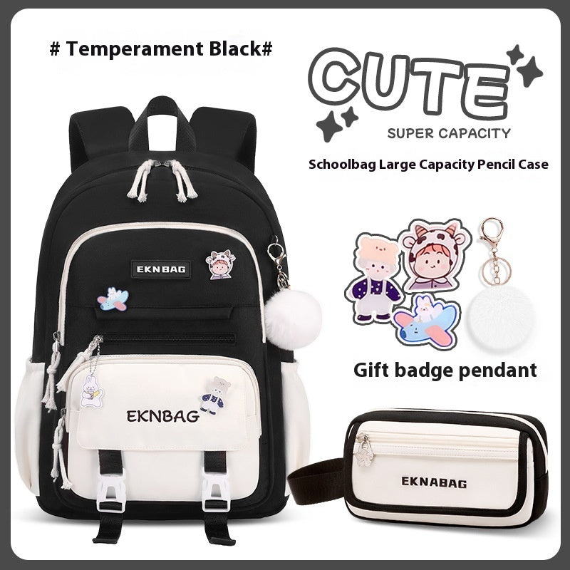 Student Children Schoolbag Girls Waterproof Backpack