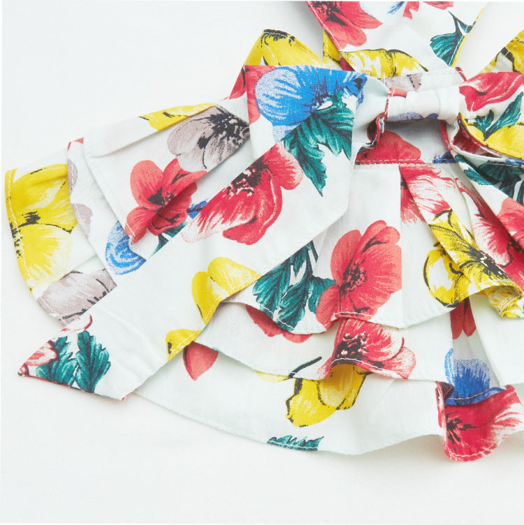 100  Cotton Printed Teddy Schnauzer And Pomeranian Cat And Dog Clothes
