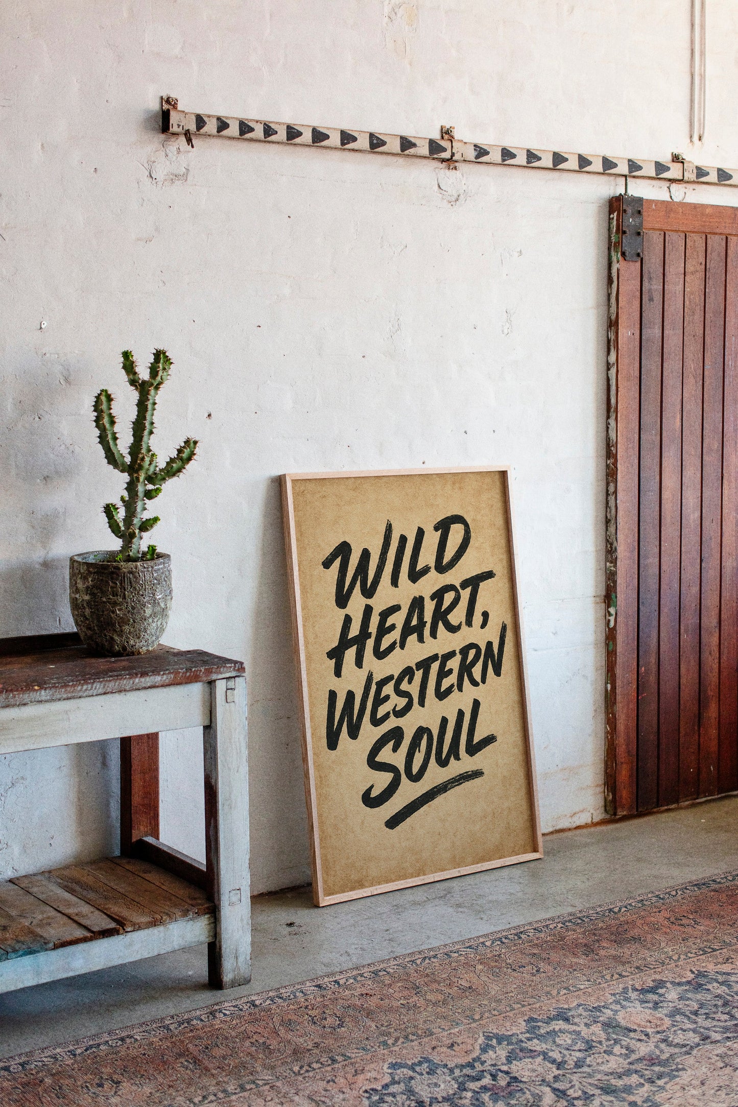 Druck "Wild Heart Western Soul"