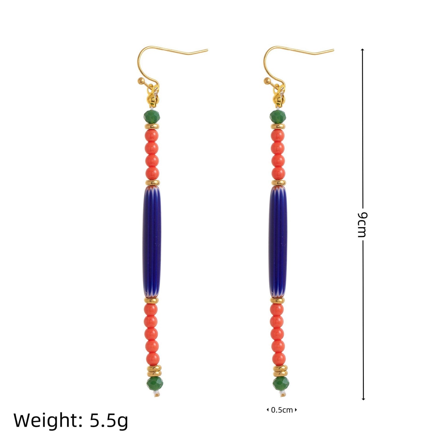 Gold-plated Stainless Steel Stud Earrings