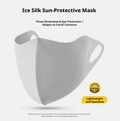 Sunscreen mask-light gray-1 piece