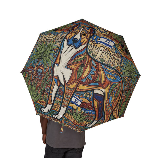 48" Semi-Automatic Umbrella – Windproof Large Travel Rain Umbrella