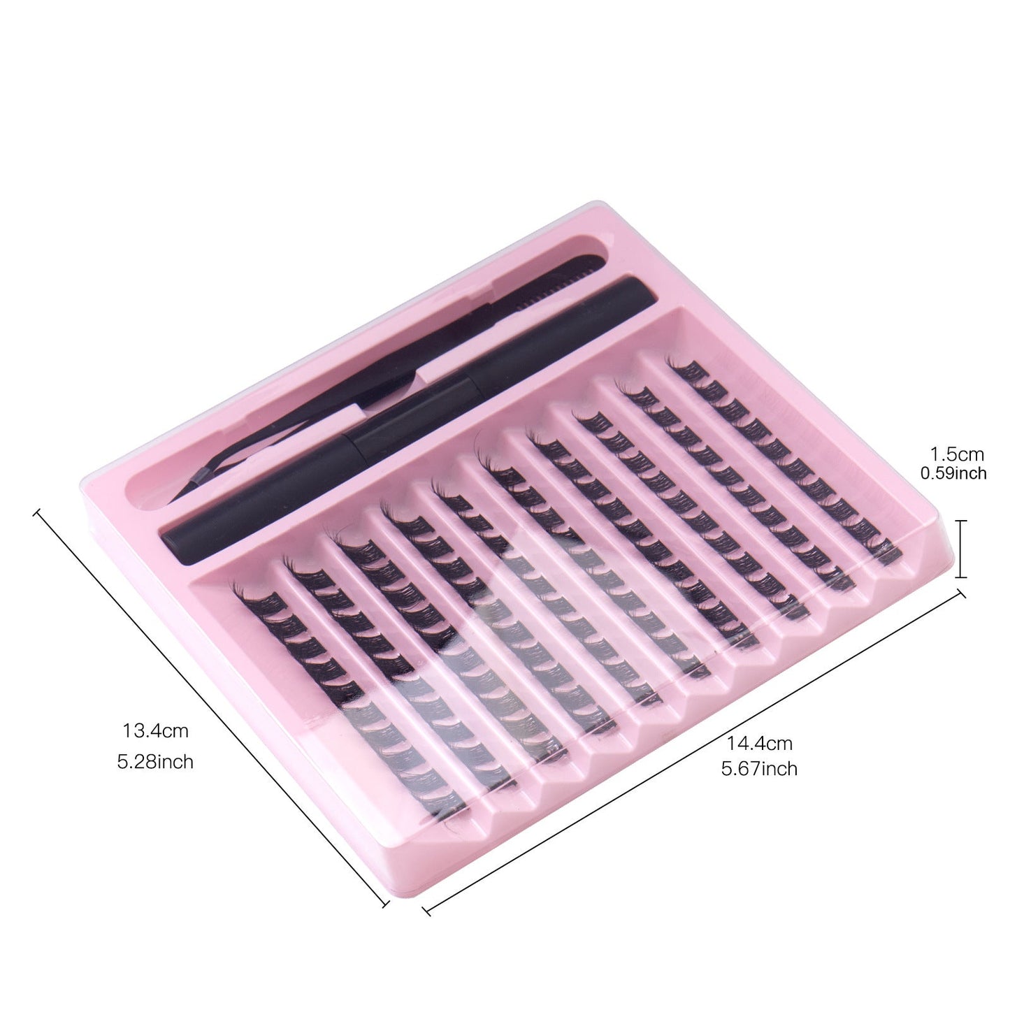 Large Capacity Single Cluster False Eyelashes Suit