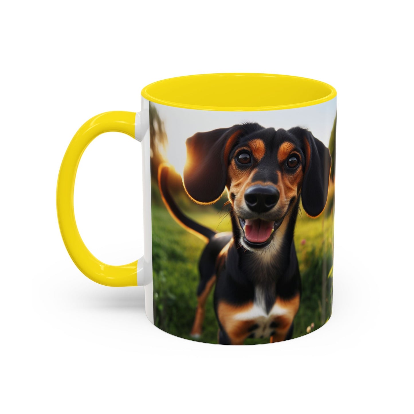 Keramiktasse mit Hunderassen-Motiv – 11 oz & 15 oz