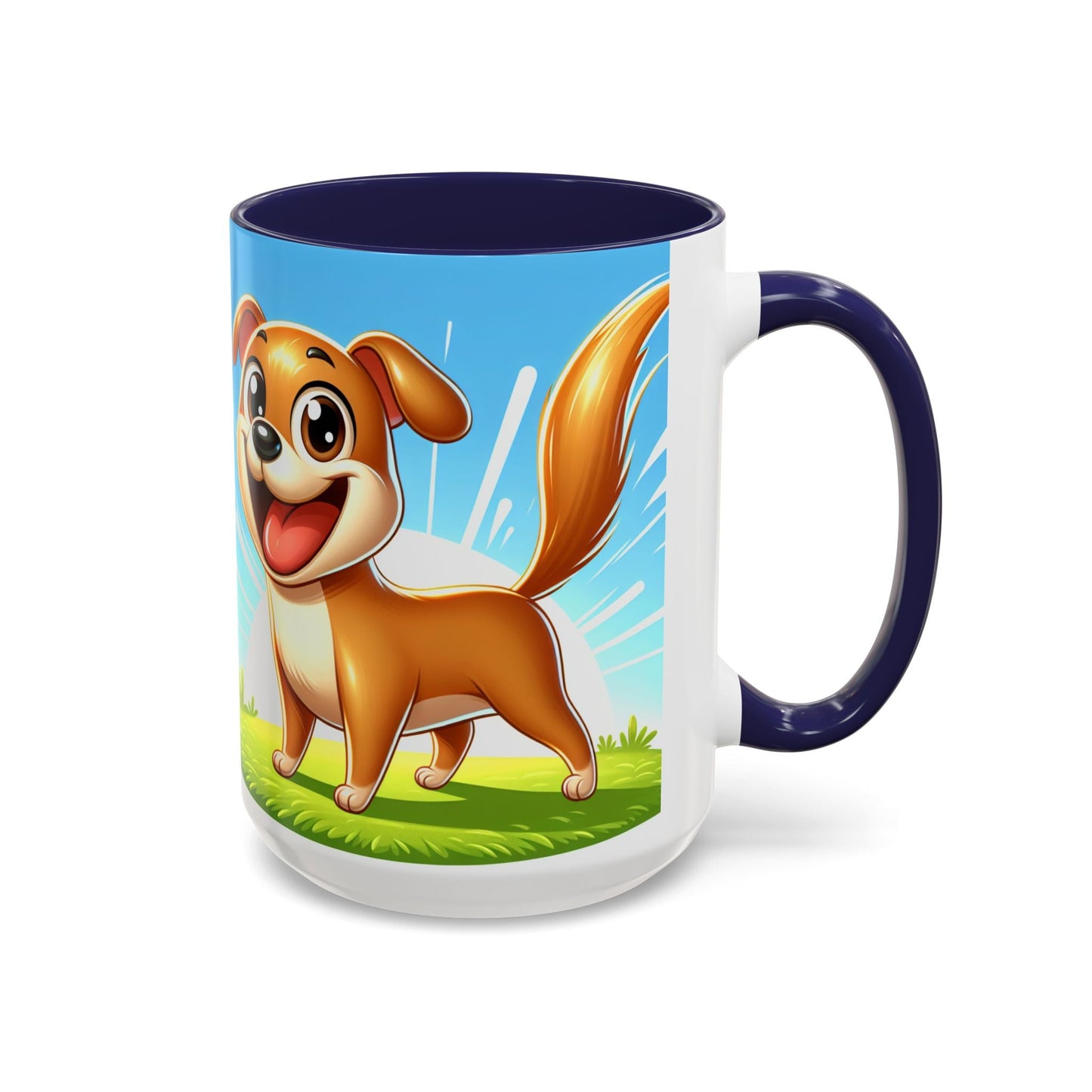 Keramiktasse mit Hunderassen-Motiv – 11 oz & 15 oz