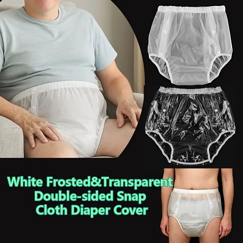 Double-side Snap-button TPU Waterproof Diaper Pants