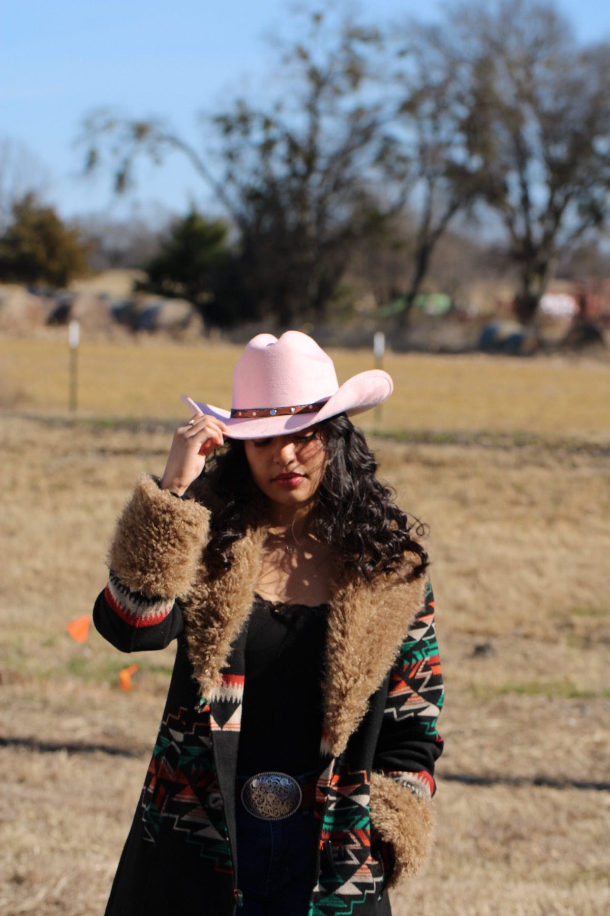 Durango  Cowboy Hat - Blush Pink
