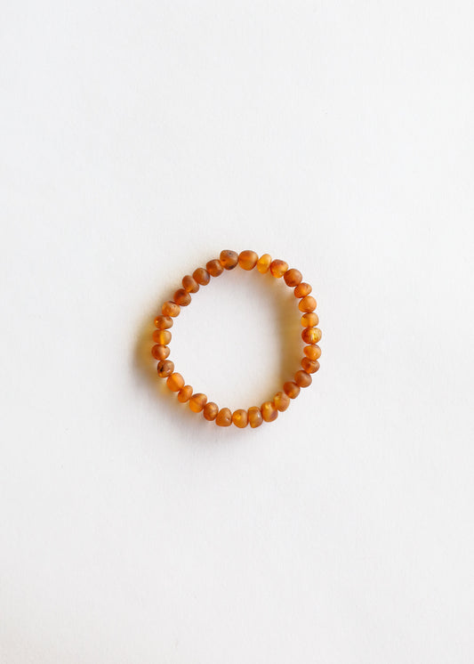 Cognac brut Ambre de la Baltique || Bracelet adulte