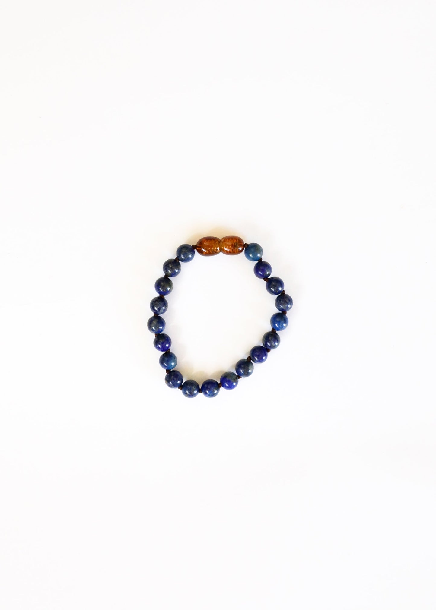 Reiner Edelstein + Lapislazuli || Fußkettchen oder Armband