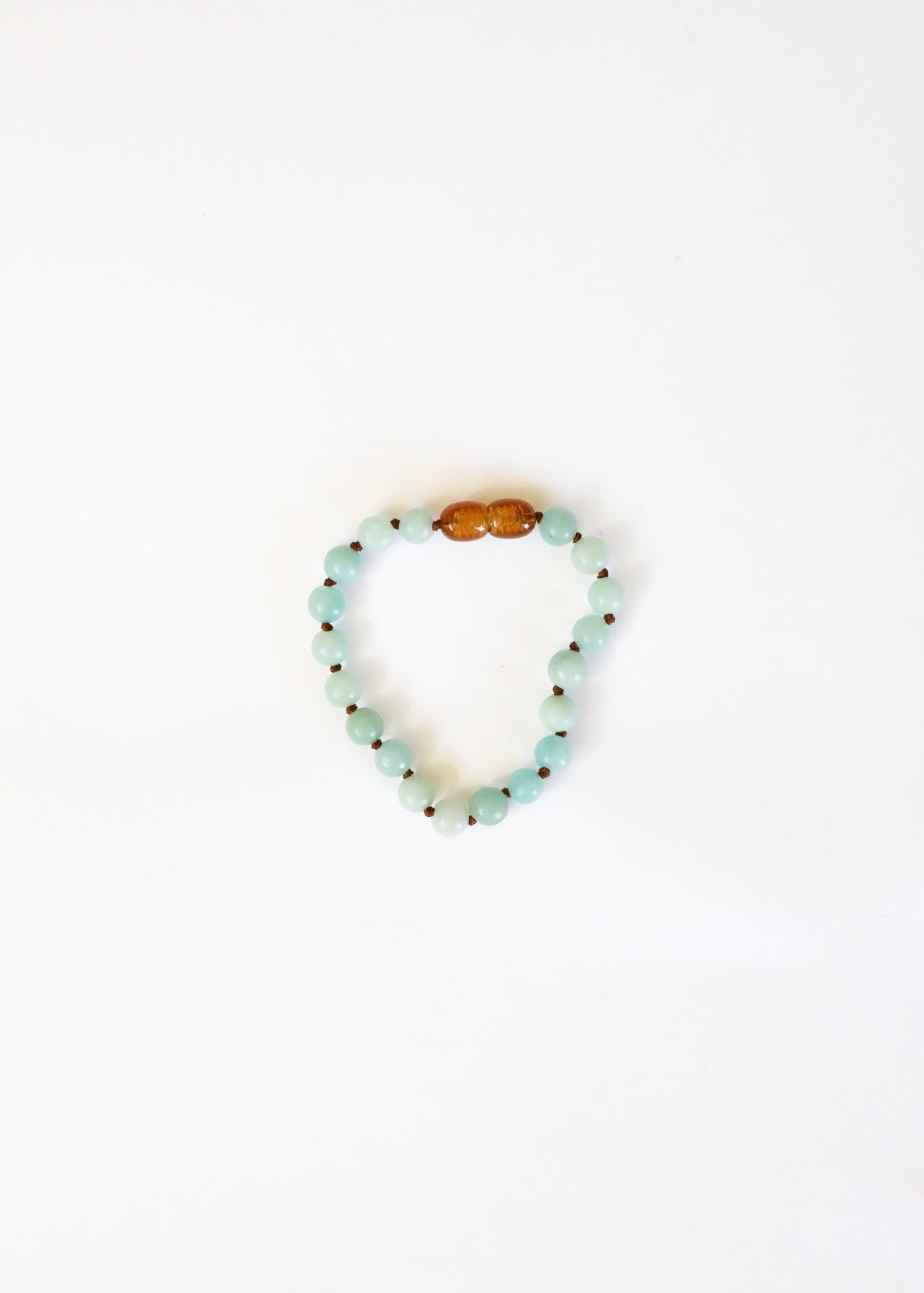 Pierre précieuse pure + Amazonite || Bracelet de cheville ou bracelet