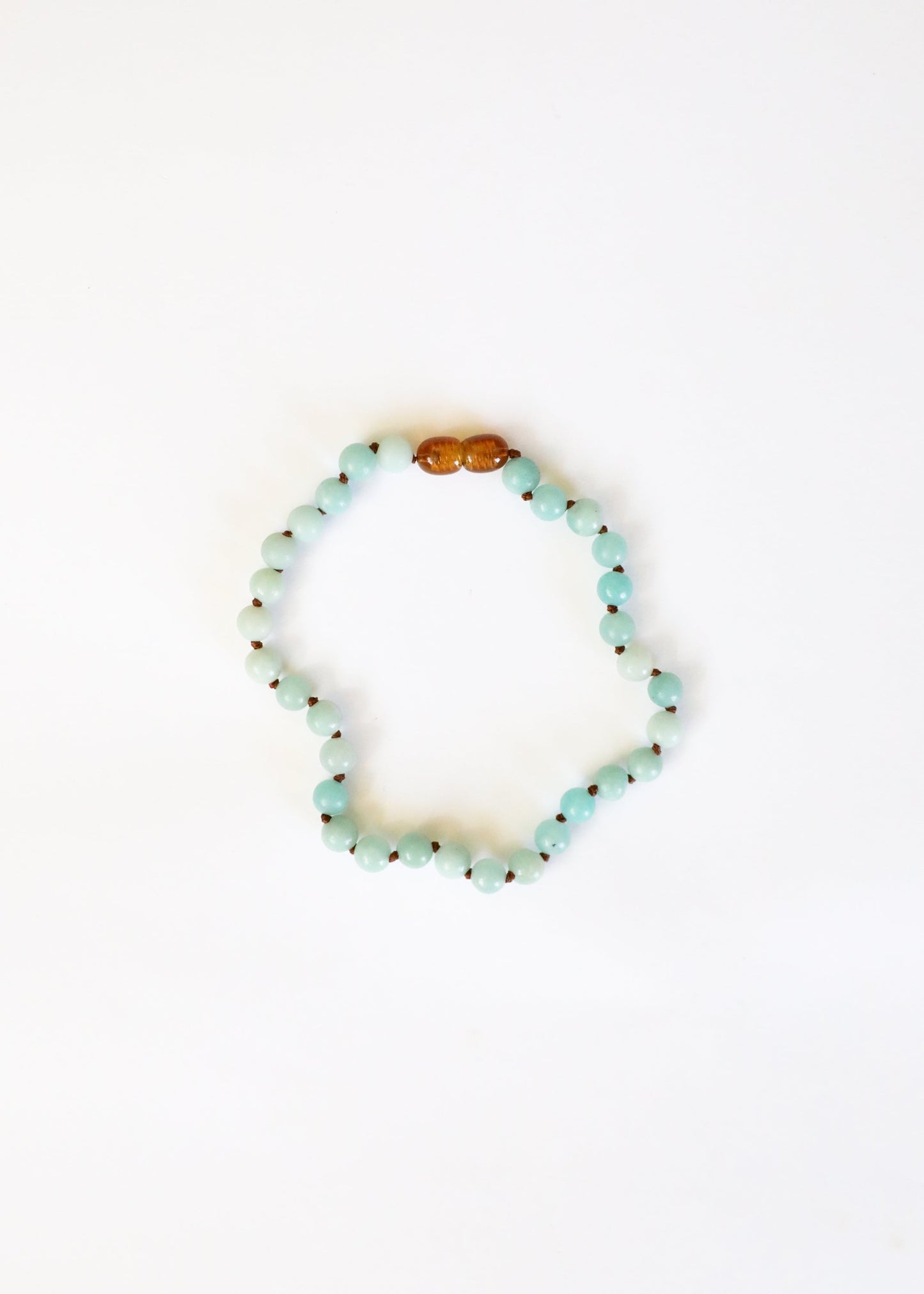 Pierre précieuse pure + Amazonite || Bracelet de cheville ou bracelet
