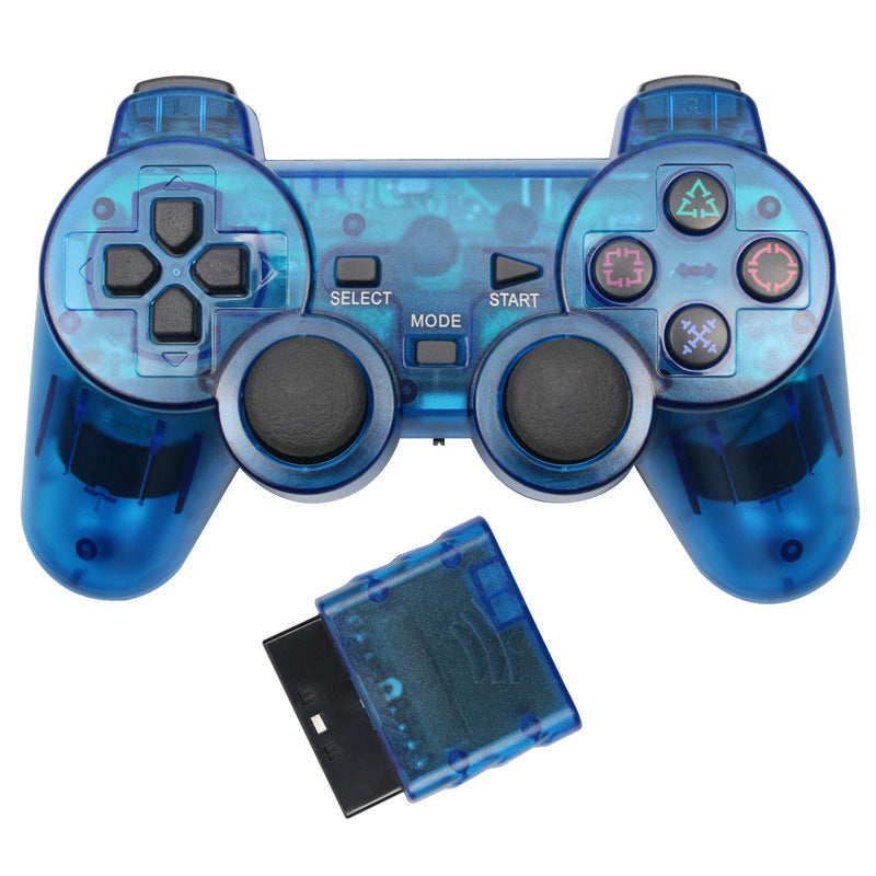 Transparent Eye Catching Wireless Dual Shock Bluetooth Joystick Gamepad Console Controller Compatible With PC Laptop