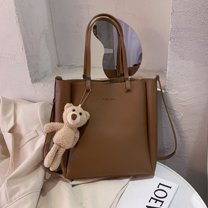 Elegant Ladies 2 piece set / suit Handbag Composite Bag Set Ladies Handbag Large Shoulder Bag Purse Bag Handbag For Females