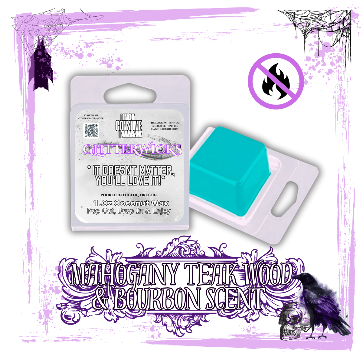 BookTok Boyfriend : Mahogany Teakwood & Bourbon Scented Wax Melt