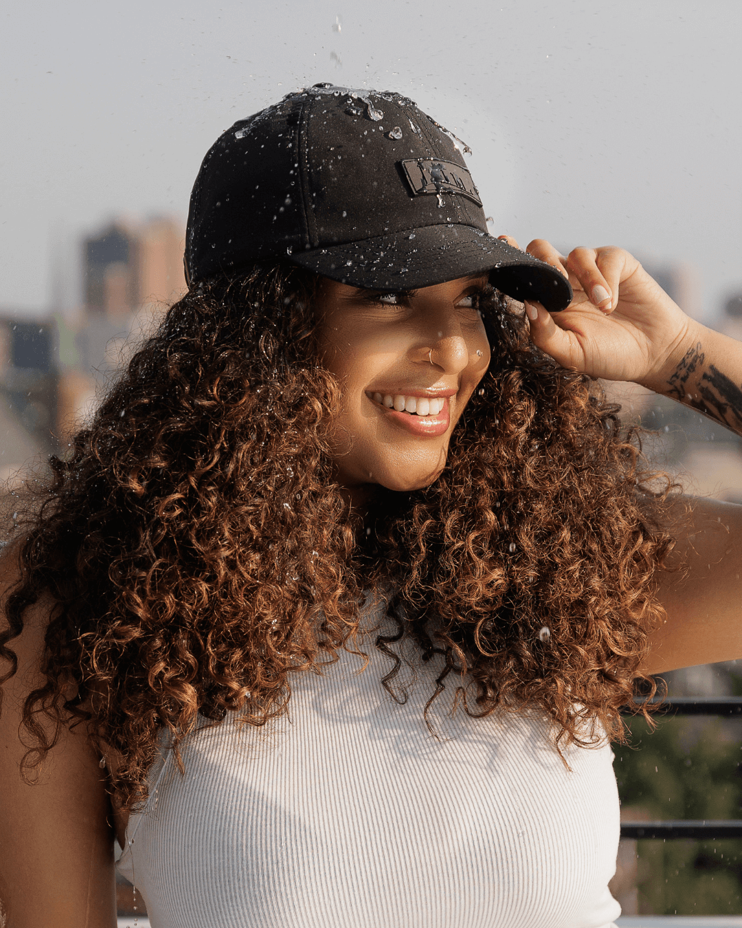 Black Waterproof Satin Lined Dad Hat - ThisandThatShoppe