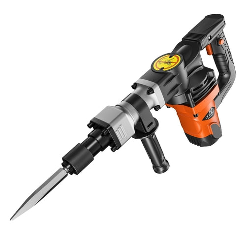 Demolition Jack Hammer Concrete Breaker 1400W Electric Hammer 2 Chisel