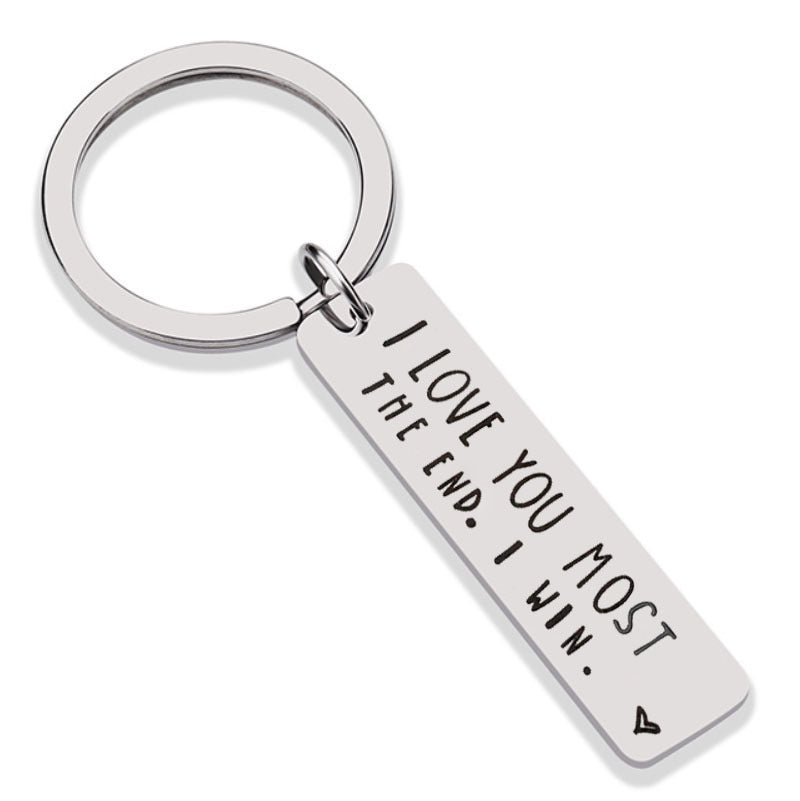 Stainless Steel Keychain Bag Charm
