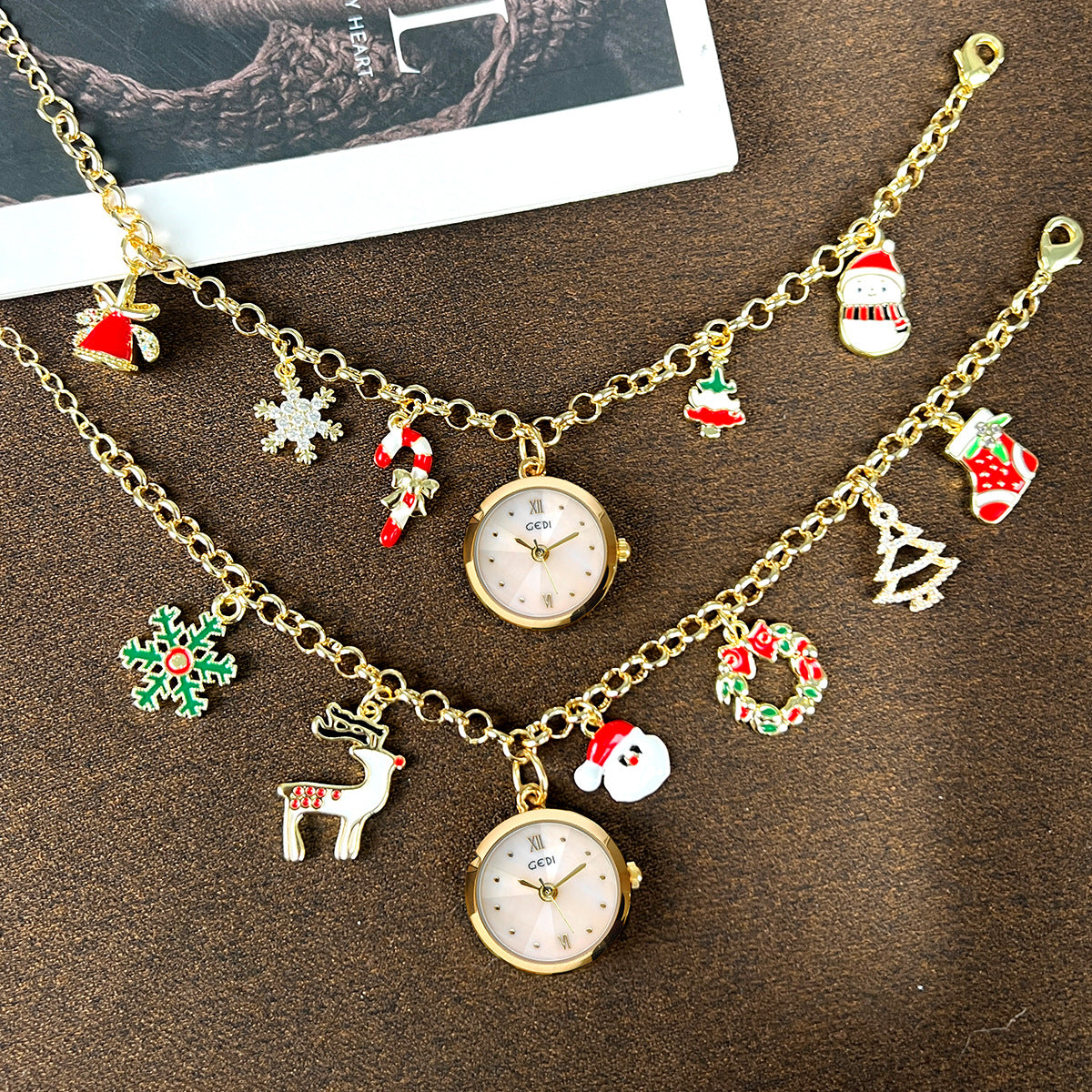 Christmas Bracelet Quartz Watch For Women