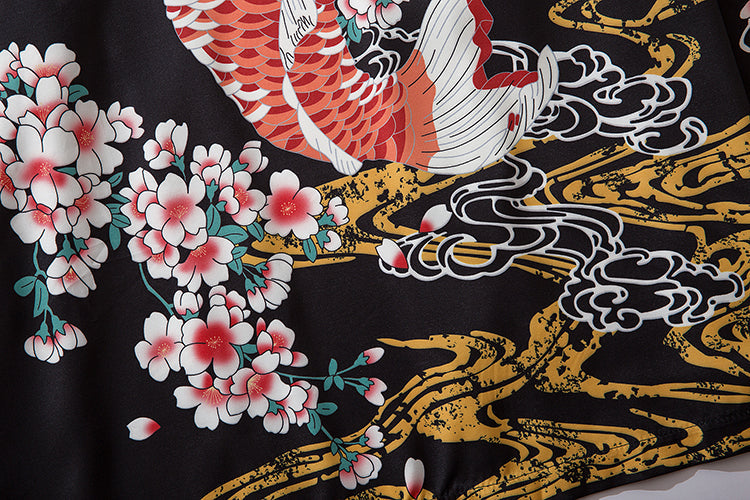 YC6007 Poisson en kimono printanier