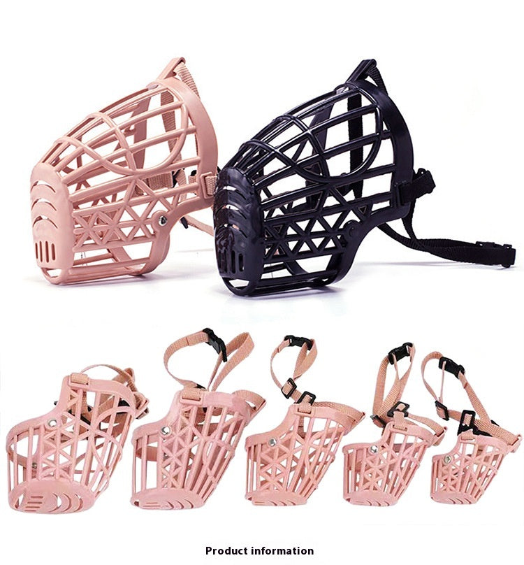 Anti-bark Anti-bite Eating Casually Dog Mask Non-grinding Mouth Small And Medium Size Dog Pet Mouth Cover
