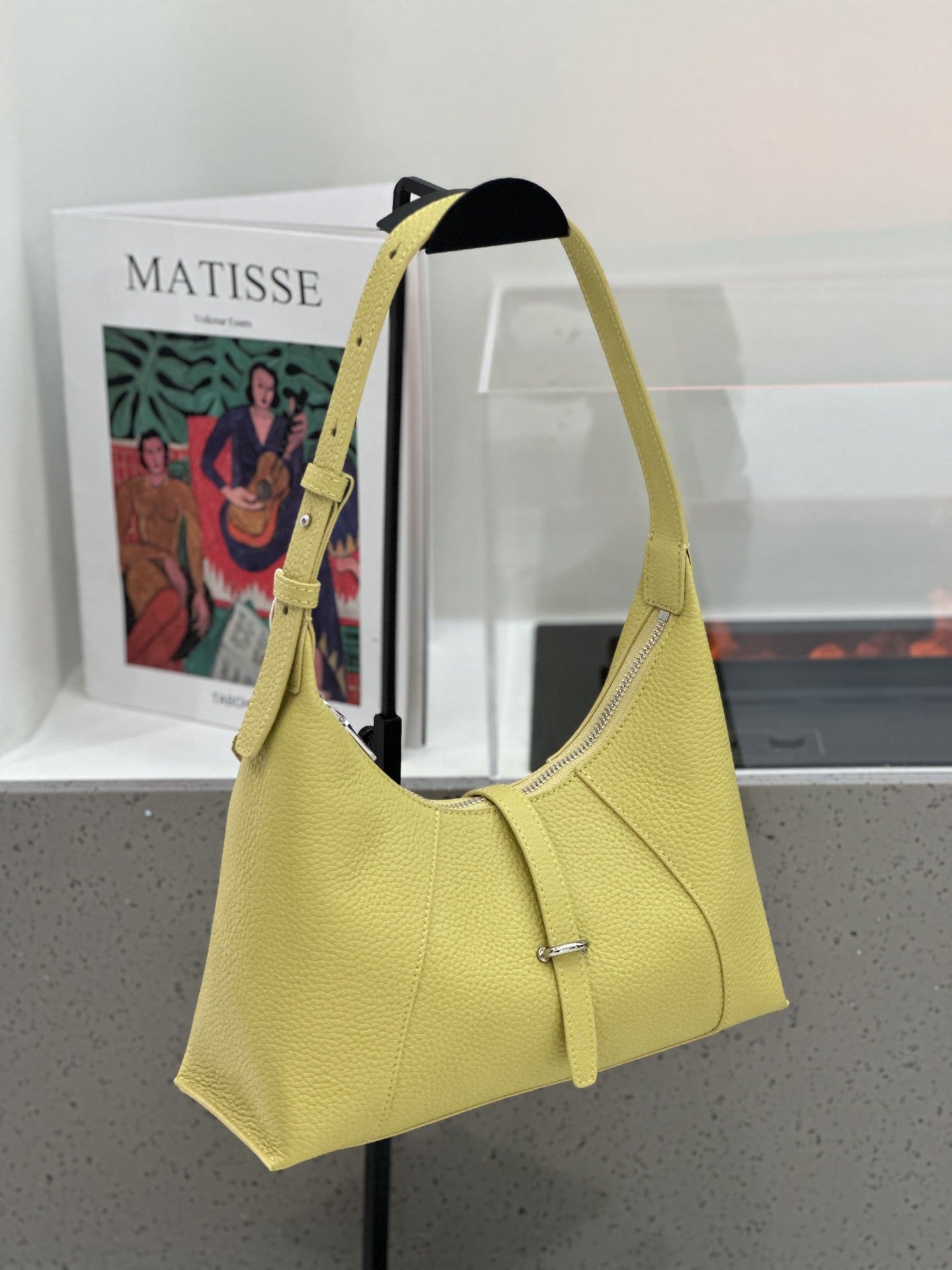 Baidie Leather Women's Bag 2025 New First-Layer Cowhide Dumpling Bag French-Style Shoulder Bag Crescent Handbag Pillow Bag