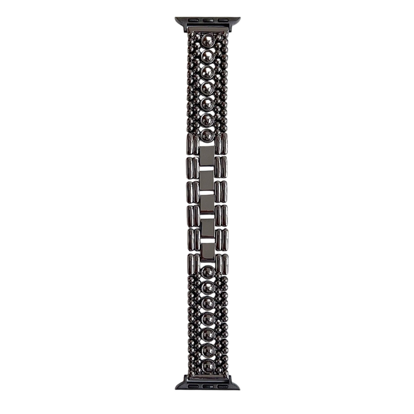 Five-bead Round Metal Watch Strap