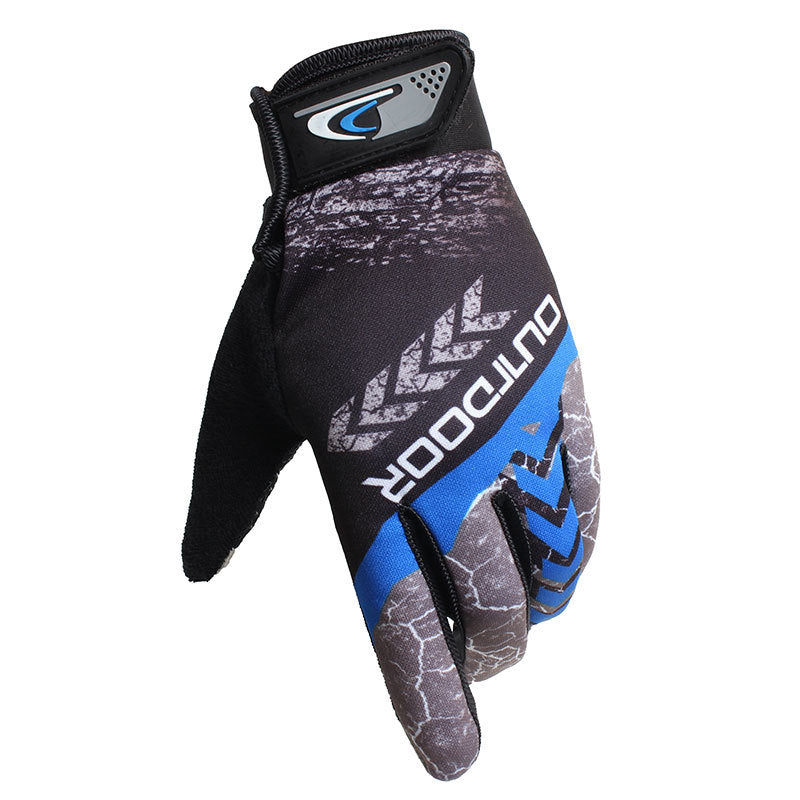Men's Full Finger Breathable Sun Protection Outdoor Riding Gloves