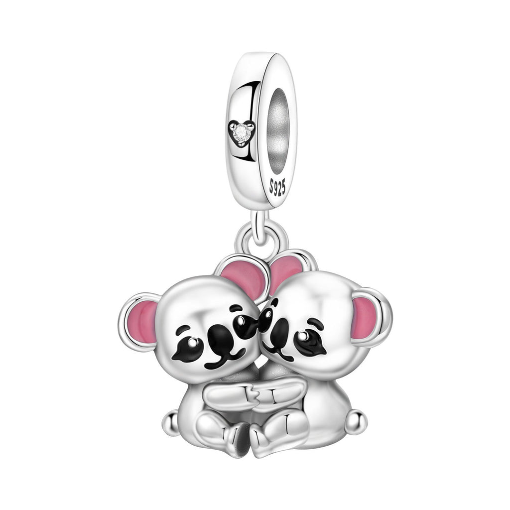 Bracelet Beaded Pendant Playful Sloth And Koala Beads