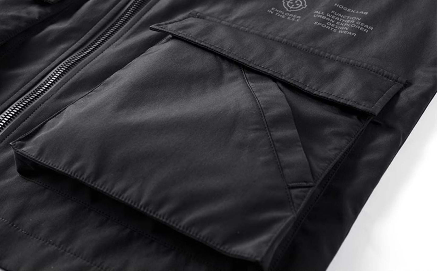 IBJ333 Taktische Matt-Schwarze Jacke