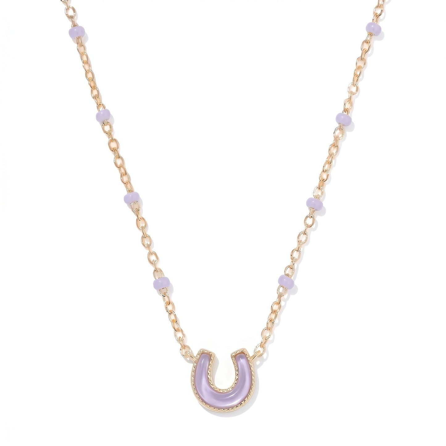 Geometric Irregular Cross And Heart Necklace