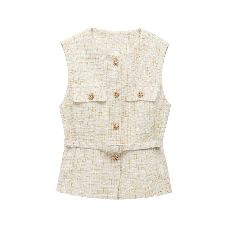 Women's Knit V-neck Vest