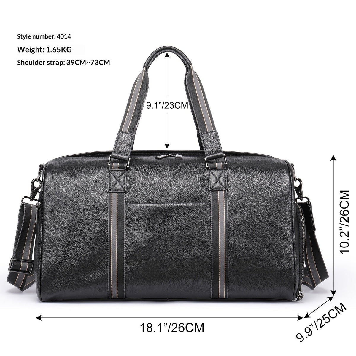 Mens Large-Capacity Waterproof Outdoor Duffel Bag
