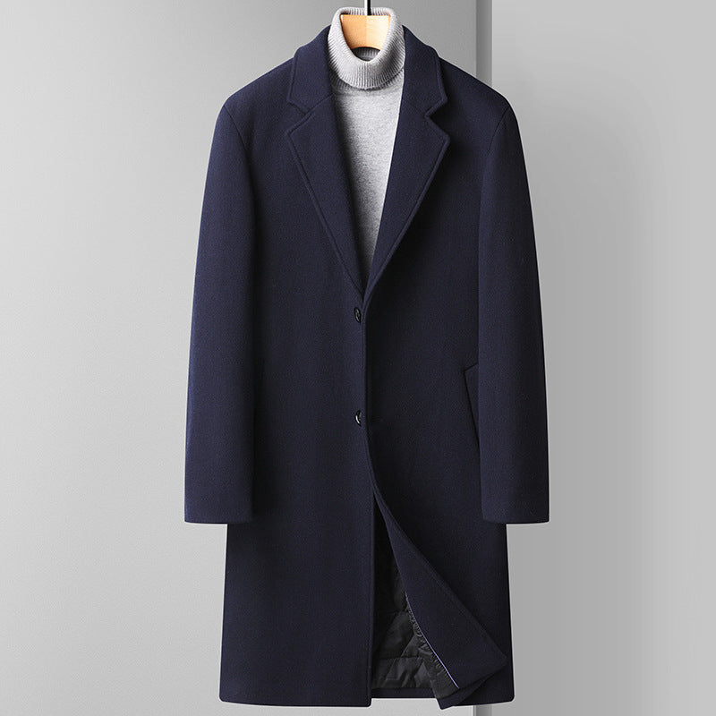 Woolen Coat Men's Business Korean Version