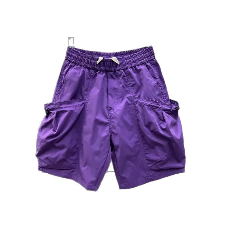 Comfortable Utility Fivequarter Pants With An American Vibe