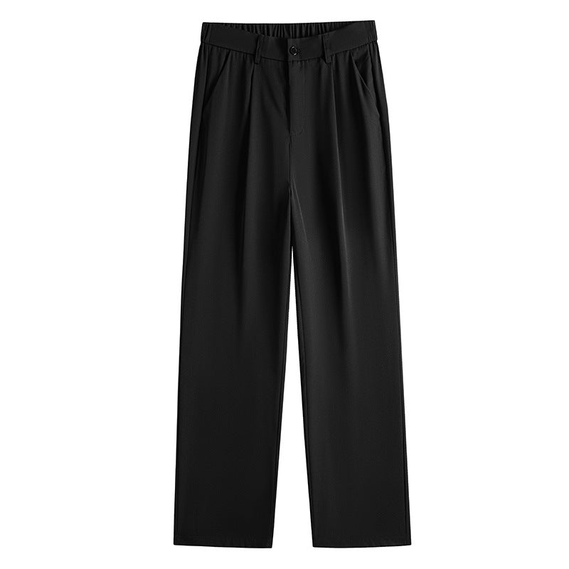 Mens Fashionable Straight-Leg Loose Casual Pants