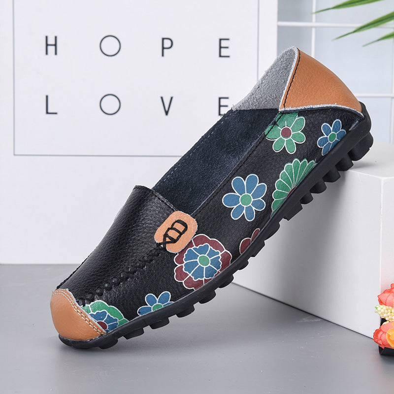 Women's Printed Flaty Lazy Shoes