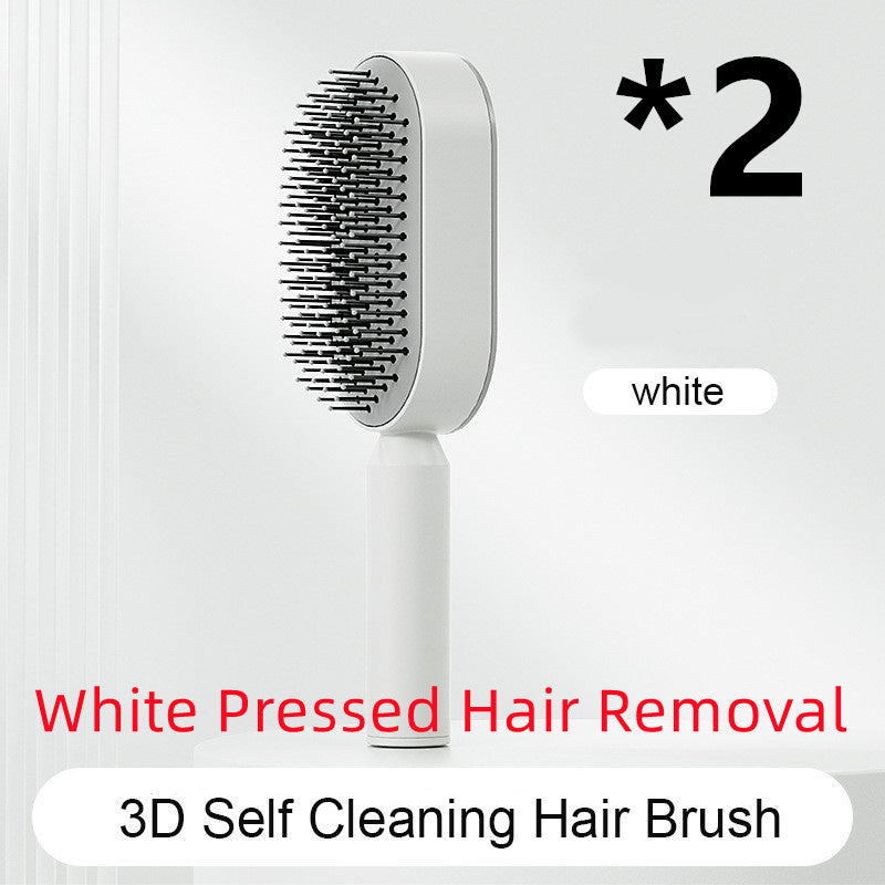 Self Cleaning Hair Brush One-key Airbag Massage