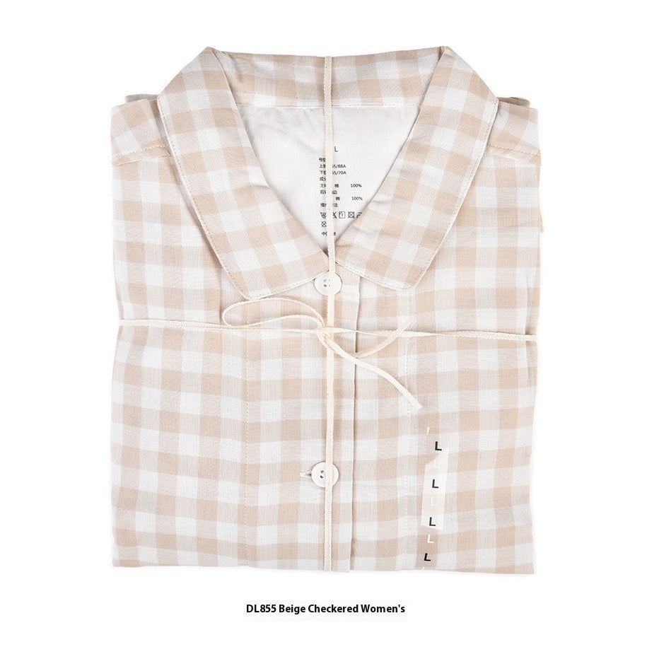 Double-layer Yarn Pajamas Without Printing