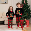 Cute Creative Christmas Deer Plaid Family Dress