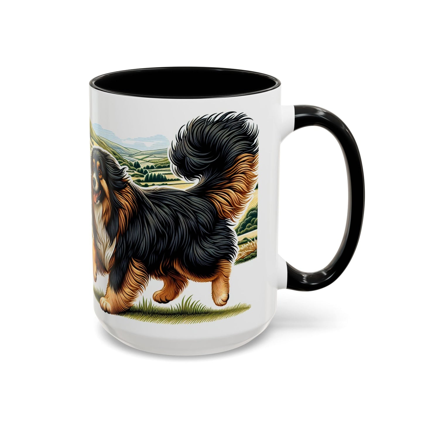 Keramiktasse mit Hunderassen-Motiv – 11 oz & 15 oz