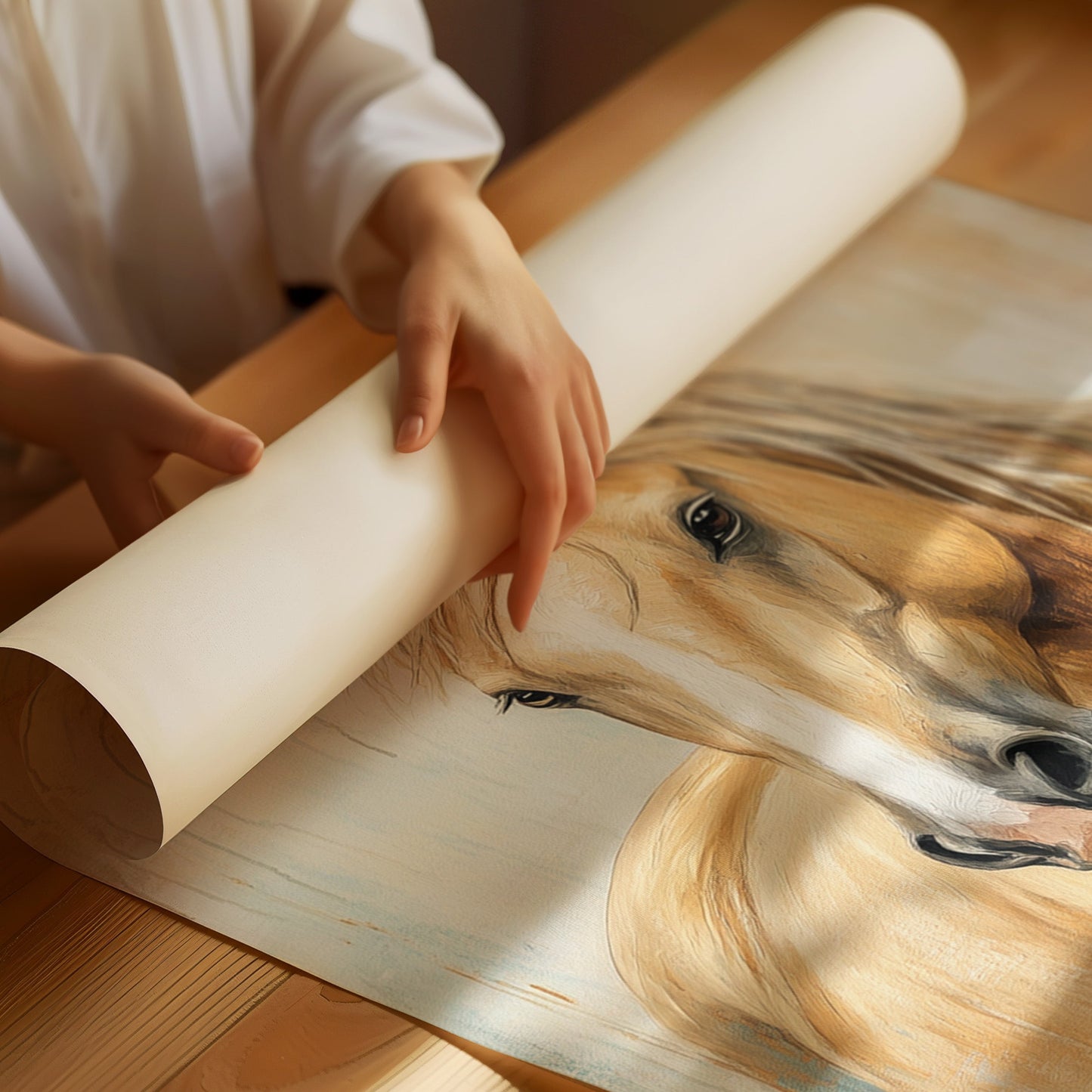 Palomino Gaze: Golden Spirit