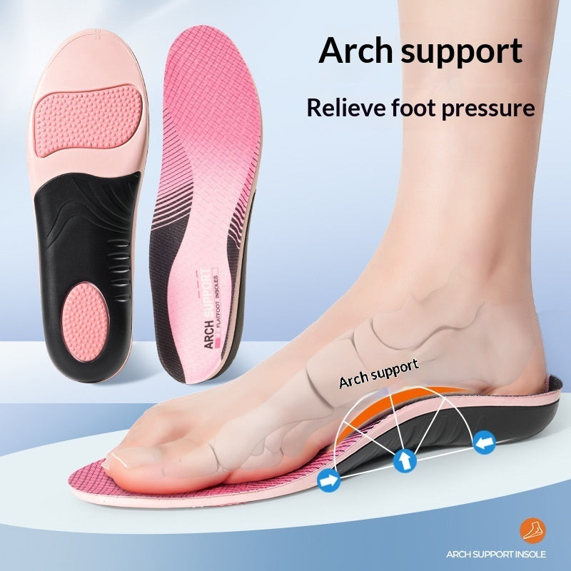 Arch-support Insoles With A U-shaped Heel Cup To Prevent Overpronation And Supination