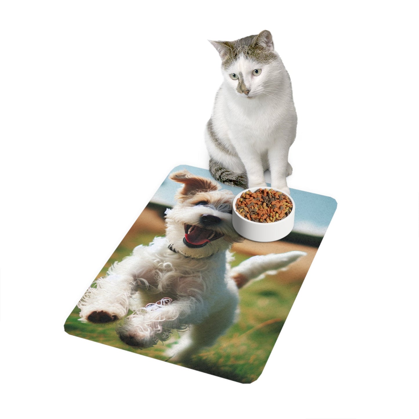 Non-Slip Pet Food Mat – Waterproof Feeding Mat for Dogs