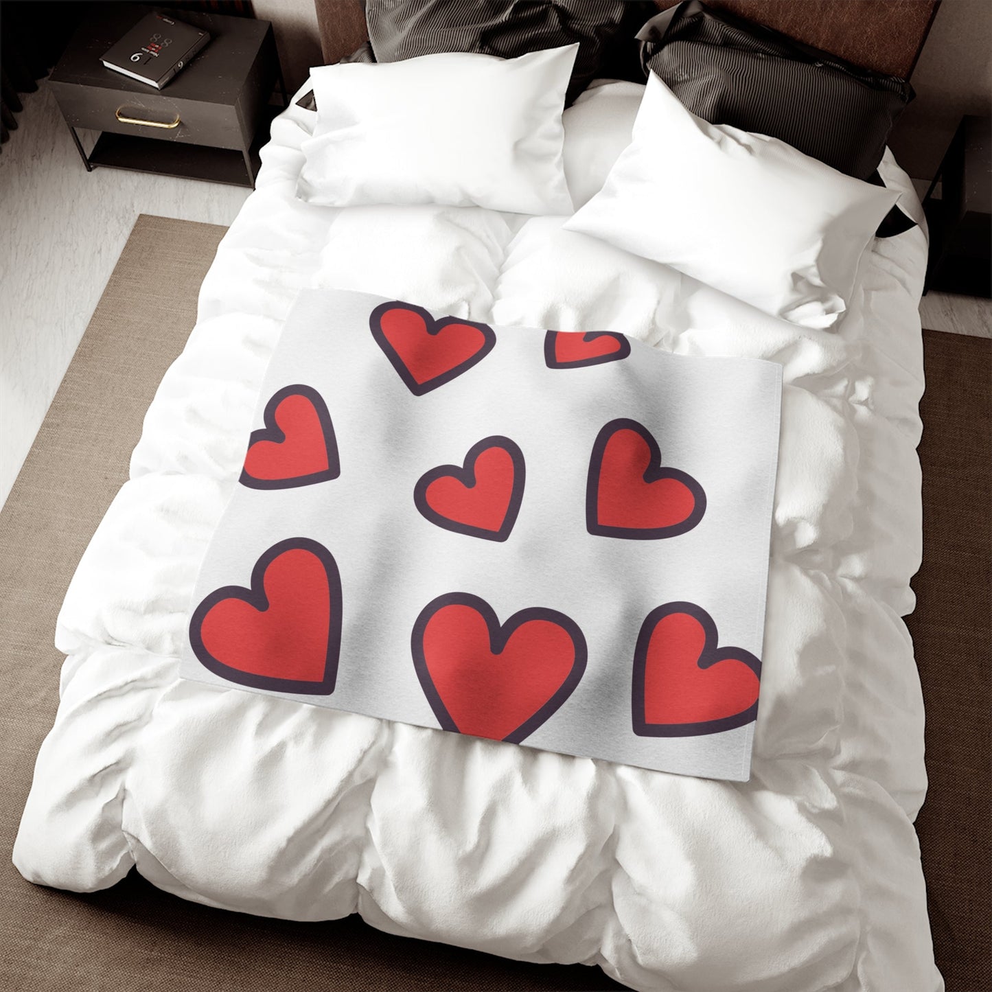 Sweatshirt Blanket – Plush Fleece Throw, 2 Size Options
