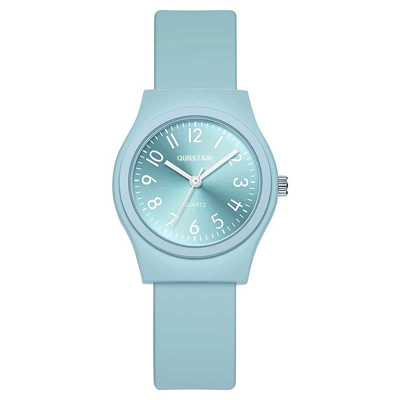 Casual Digital Scale Quartz Silicone Children's Watch